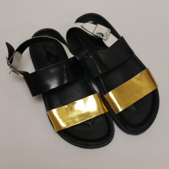 Zara Strappy Sandals Size 7.5 - Picture 2 of 8